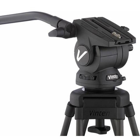 Vinten V8AS-CP2M 3-section Carbon Fiber Tripod with Fluid Head -Black