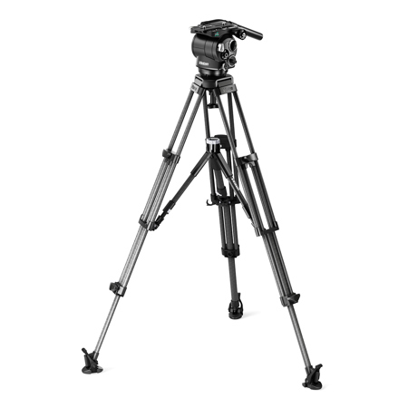 Vinten Versine 240 Fluid Head with 3-Section CF ENG Tripod & Mid-Level Spreader
