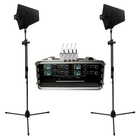 VocoPro BenchMark-Quad Touring Grade Wireless System with 4x Body Pack Tx