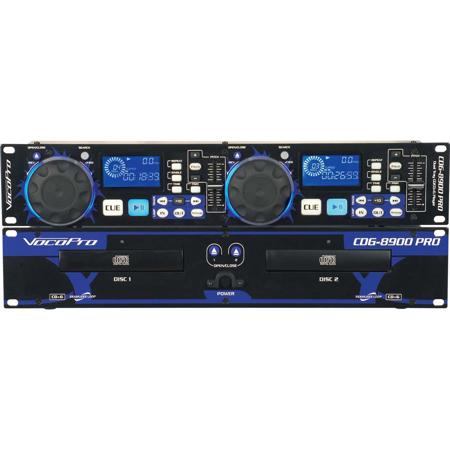 VocoPro CDG-8900 PRO Professional Dual Deck CD/CD+G Player
