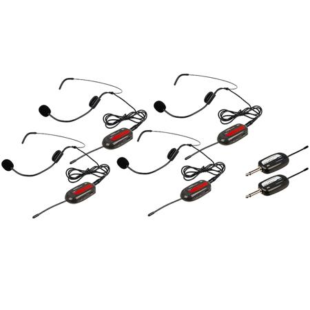 VocoPro Commander-PLAY-4 UHF Wireless Headset System, 902 - 928MHz