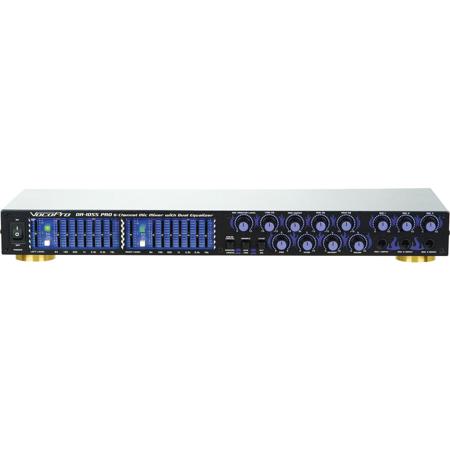 VocoPro DA-1055 PRO Professional 6 MIC Digital Echo Mixer/Parametric Equalizer