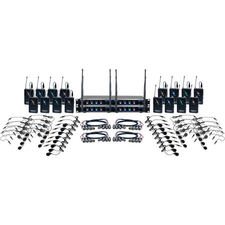 VocoPro Digital-Play-16 16-Channel UHF Digital Wireless System