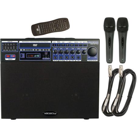 VocoPro DVD-SOUNDMAN BASIC 80W Multi-Format 4 Channel Sound System