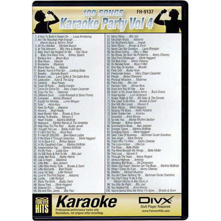 VocoPro FH-9137 Karaoke Party Song DIVX DVD, Volume 4