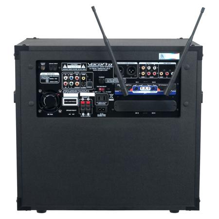 Vocopro Rack VocoPro HERO-REC 3 120W 4 Channel Multi-Format P.A. System