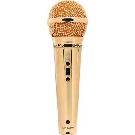 VocoPro MARK-58 PRO Professional Vocal Microphone, Gold