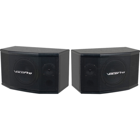 VocoPro PV-400 Professional Powered Karaoke/Vocal Speaker, Pair