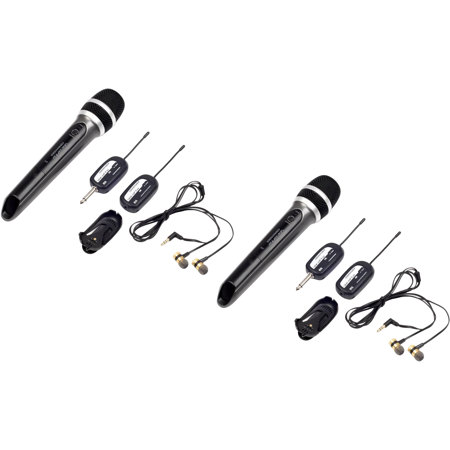 VocoPro SingAndHear-Duet Wireless Mic & In-Ear Rx System
