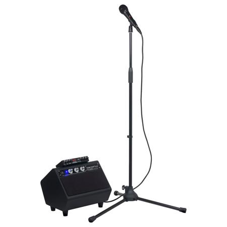VocoPro SingTools-PRO 100W Professional Karaoke System with Pitch Correction and Vocal Eliminator, Includes SingTools Mixer, PV-WEDGE Speaker & MARK-38PRO Mic