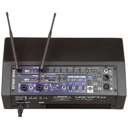 VocoPro STAGE-MAN 2 200W 3-Channel Active Vocal Monitor