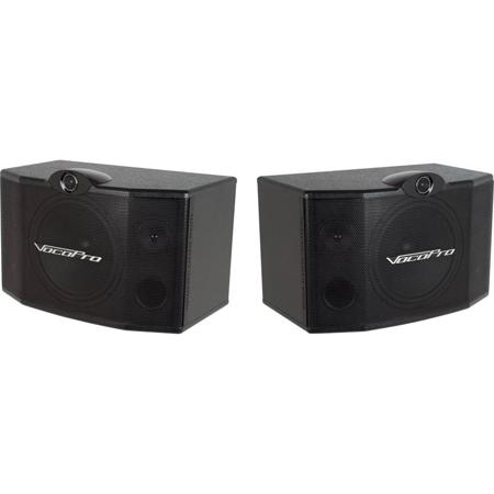 VocoPro SV-500 10" Three Way Vocal Speaker, 120W RMS, Pair
