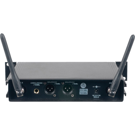 VocoPro UDH-Dual-B UHF Digital Hybrid Wireless Microphone System with UDH Receiver, 2x UDH Bodypack Transmitters, 2x Lavalier Microphones, 2x Headset Microphones, 2x Antennas, Frequency Band: B1 (902.2-905.8)