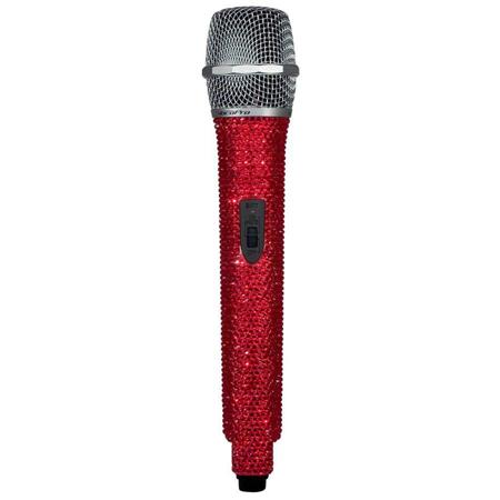 VocoPro U-DIAMOND Crystal Studded UHF Wireless Mic, N: Ch 49, 685.960MHz, Ruby