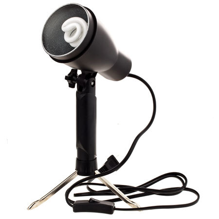 Adorama Reflector & 15Watt Fluorescent Bulb for DE/Shadow Box