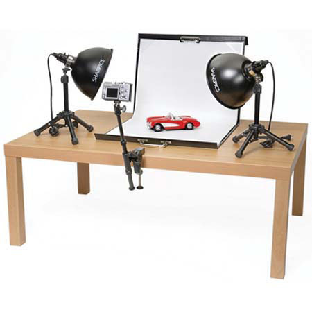 Sharpics 20in D Flector Portable Studio Background Kit CTS200