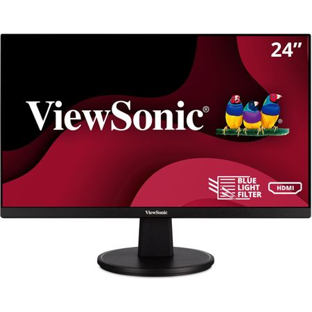 ViewSonic VA2447-MH 23.8" 16:9 Full HD MVA LED Monitor, Built-In Speakers