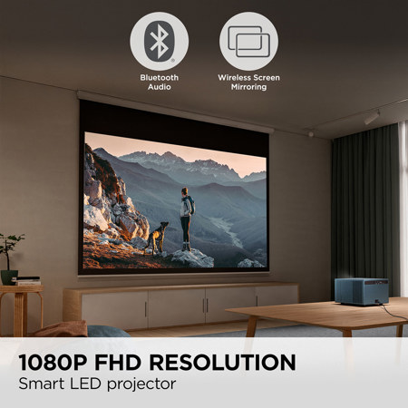 ViewSonic LX60HD Full HD Smart LED Projector with Built-in Google