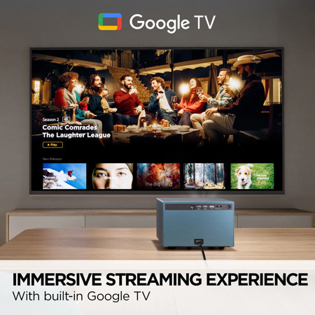 ViewSonic LX60HD Full HD Smart LED Projector with Built-in Google