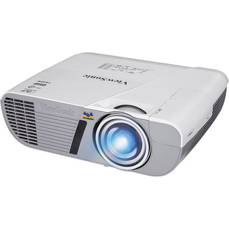 ViewSonic LightStream PJD6352LS XGA Networkable Short-Throw DLP Projector, White