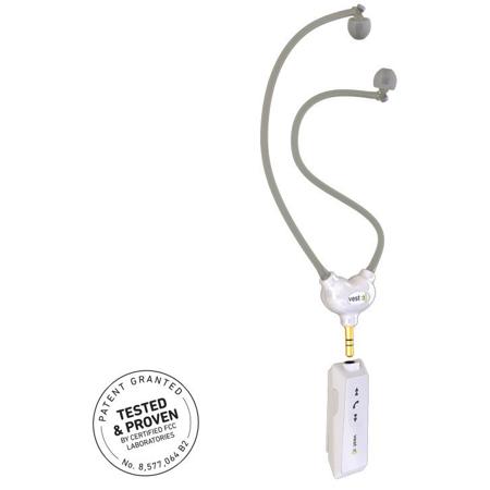 Vest-Tech Anti-Radiation Bluetooth Headset, White
