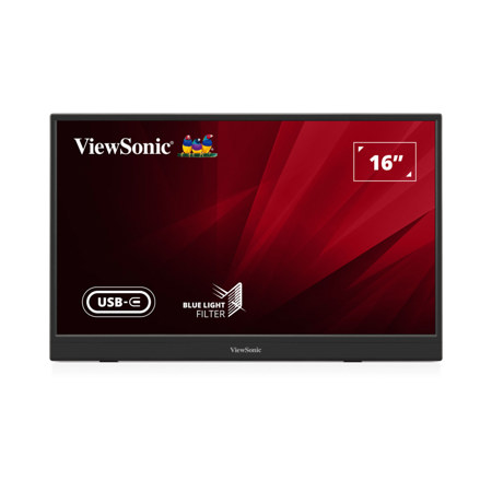 ViewSonic VA1653 15.6" 16:9 Full HD Portable USB-C IPS LED Monitor