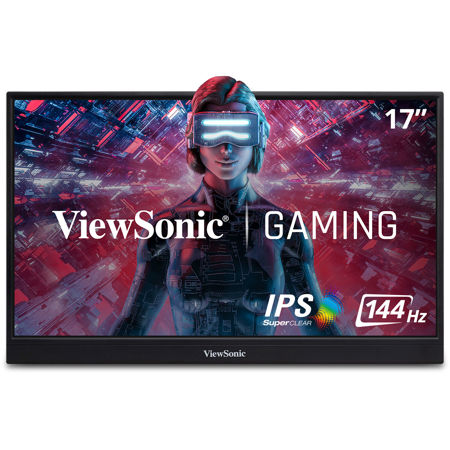 ViewSonic VX1755 17" 16:9 Full HD 144Hz Portable USB-C IPS LED Gaming Monitor