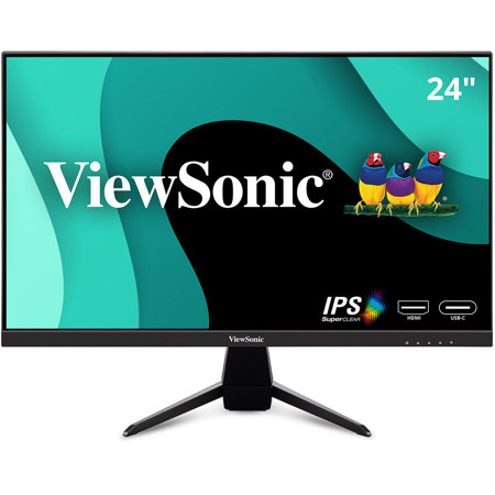 ViewSonic VX2467U 24" 16:9 Full HD USB-C IPS LED Monitor