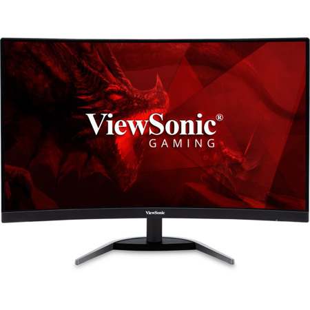 ViewSonic VX2718-2KPC-MHD 27" 16:9 WQHD 165Hz MVA LED Curved Gaming Monitor with Adaptive-Sync, Built-In Speakers