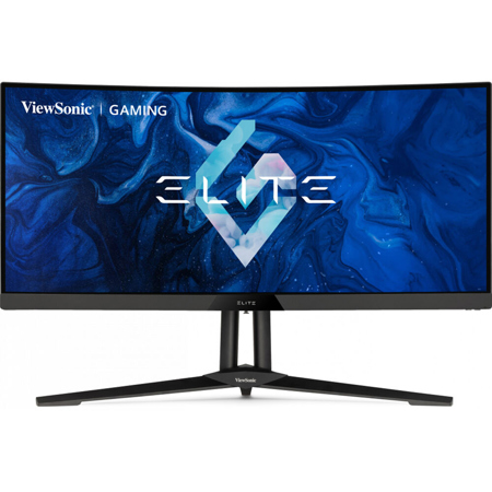 ViewSonic ELITE XG341C-2K 34" 21:9 UltraWide QHD 200Hz VA Mini-LED Curved Gaming Monitor, Built-In Speakers