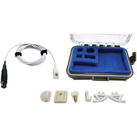 Voice Technologies VT500 Flat Frequency Omni Lavalier Mic with TA5-F, White