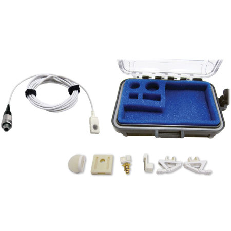 Voice Technologies VT500 Lavalier Microphone with Lemo 3-pin, White