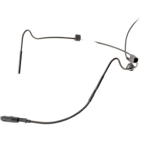 Voice Technologies VT800 Lightweight Headworn Cardioid Headset Microphone, Black