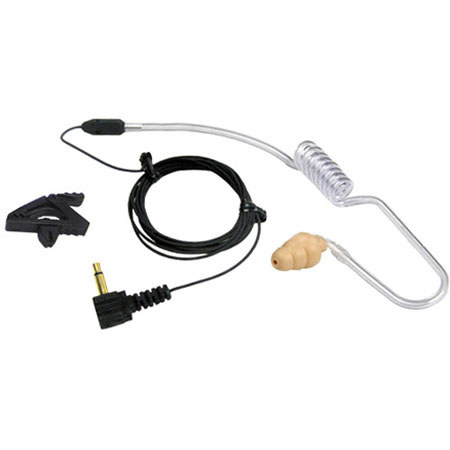 Voice Technologies VT600T In-Ear IFB Earphone with Coiled Tube & Straight Cable