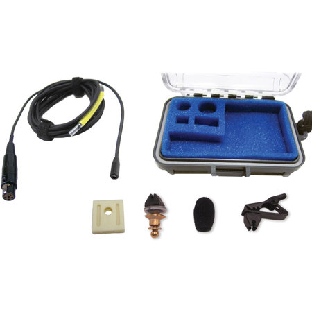 Voice Technologies VT403 Omni Lavalier Mic for Lectrosonics UM/LM, TA5F, Black