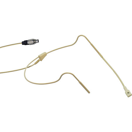 Voice Technologies VT800 Headworn Cardioid Mic with Binder 5Pin Connector, Beige