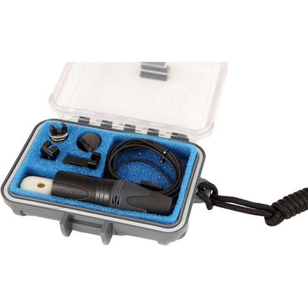 Voice Technologies VT506 Omni Microphone with 3-Pin XLR Connector, Black