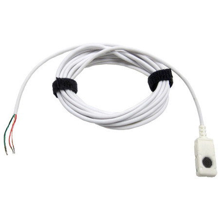 Voice Technologies VT500WA Water Adventure Mic Only, 3-Wire Pigtail, White