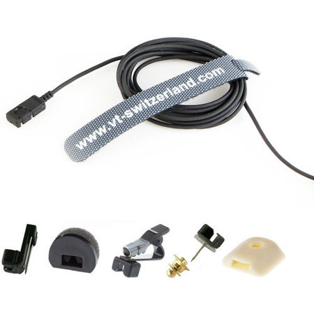 Voice Technologies VT500X EXTREME Waterproof Mic, WPMC, Lectrosonics WM Tx,Black