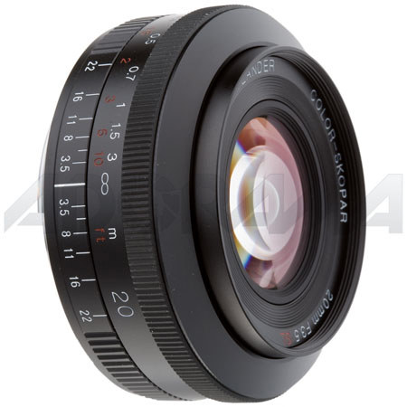 Voigtlander Color Skopar 20mm f/3.5 SL-II Aspherical Manual Focus Lens for Pentax Film & Digital Cameras