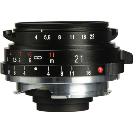 Voigtlander Color-Skopar 21mm f/4.0 Pancake Lens for Leica M, Black