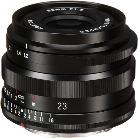 Voigtlander Nokton 23mm f/1.2 Aspherical Lens for Fujifilm X, Black