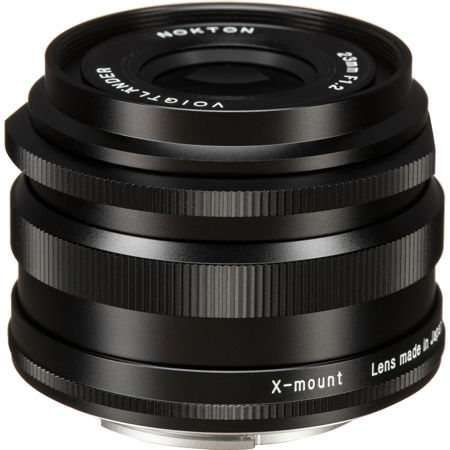 Voigtlander Nokton 23mm f/1.2 Aspherical Lens for Fujifilm X, Black