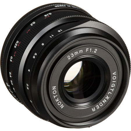 Voigtlander Nokton 23mm f/1.2 Aspherical Lens for Fujifilm X, Black