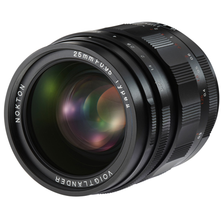 Voigtlander 25mm f/0.95 Nokton Aspherical Lens, Type II, Manual Focus for Micro 4/3 Mount