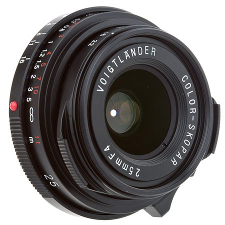 Voigtlander Color-Skopar 25mm f/4.0 Pancake Lens with Leica M Mount