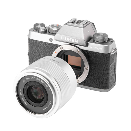 Viltrox AF 25mm f/1.7 Air Lens for Fujifilm X, Silver AF 25/1.7 XF