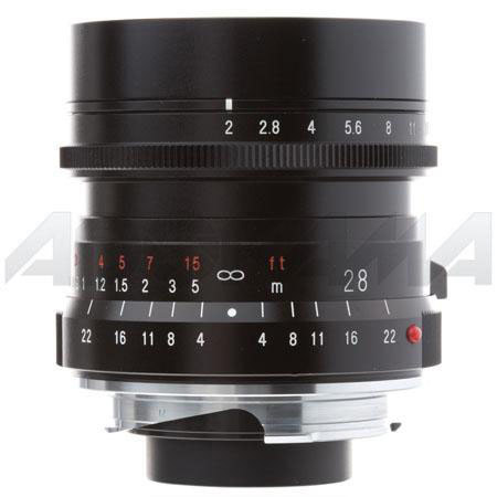 Voigtlander Ultron 28mm f/2.0 Lens with Leica M Mount - Black - Bundle