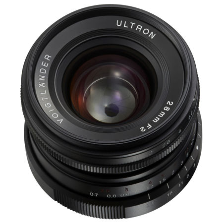Voigtlander Ultron 28mm f/2.0 Lens with Leica M Mount - Black