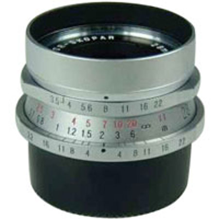 Voigtlander Voigtlander Color Skopar 28mm f/3.5 Wide Angle Leica Screw Mount Lens - Silver